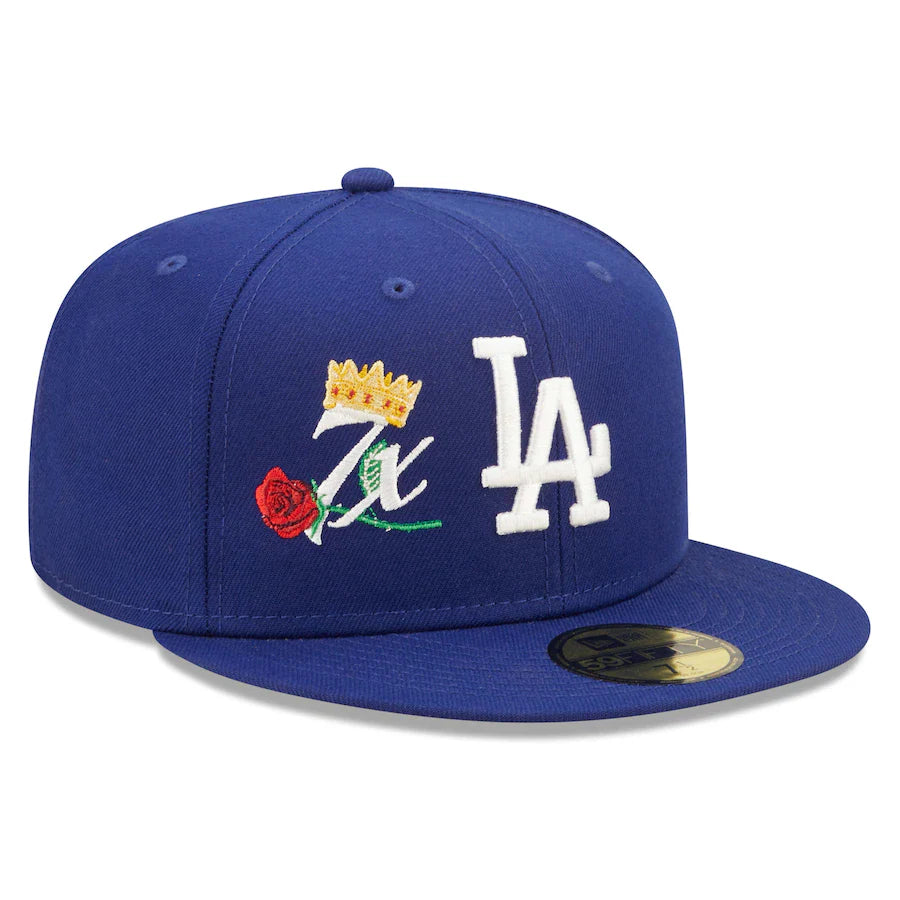 Los Angeles Dodgers 7x Champs 59FIFTY Hat - Royal Blue
